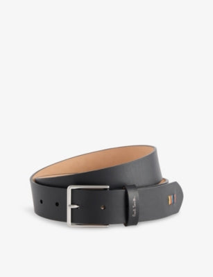 Paul Smith Rainbow-Stitch Leather Belt