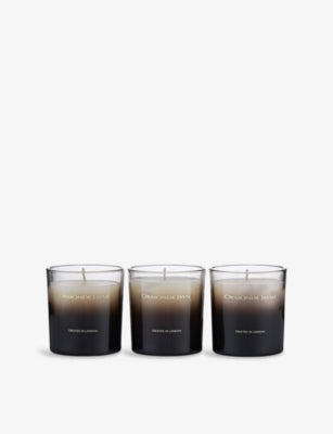 Ormonde Jayne Amberesque scented candle set of three 170g, UK version
