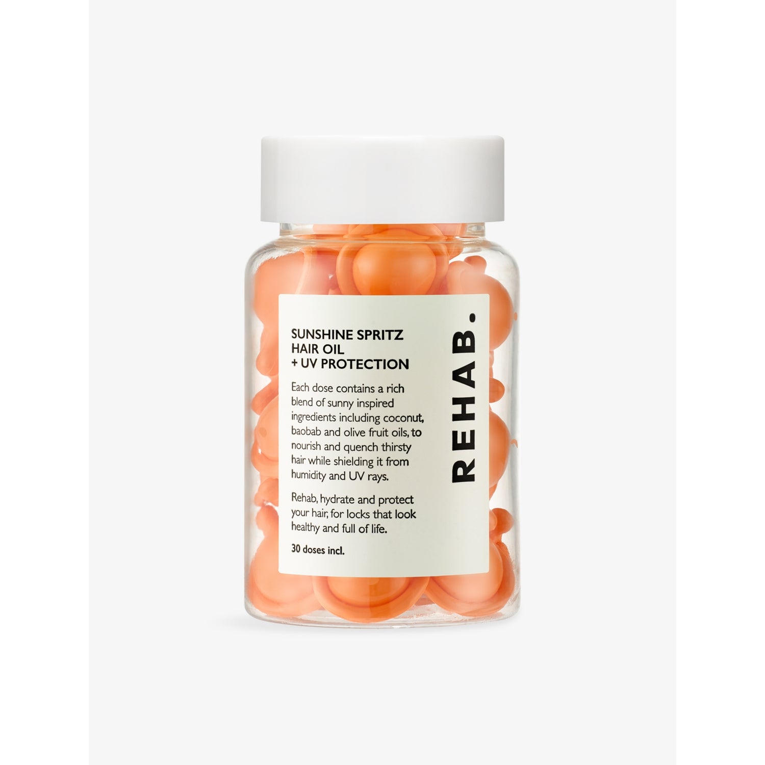 REHAB Sunshine Spritz hair oil 30 x 1 ml, UK version