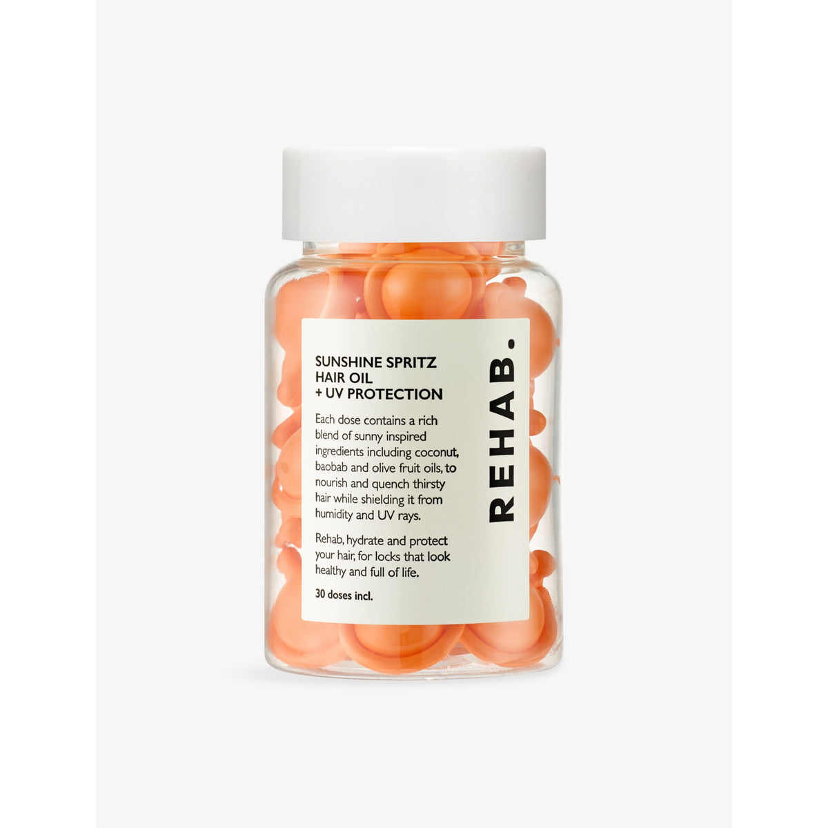 REHAB Sunshine Spritz hair oil 30 x 1 ml, UK version
