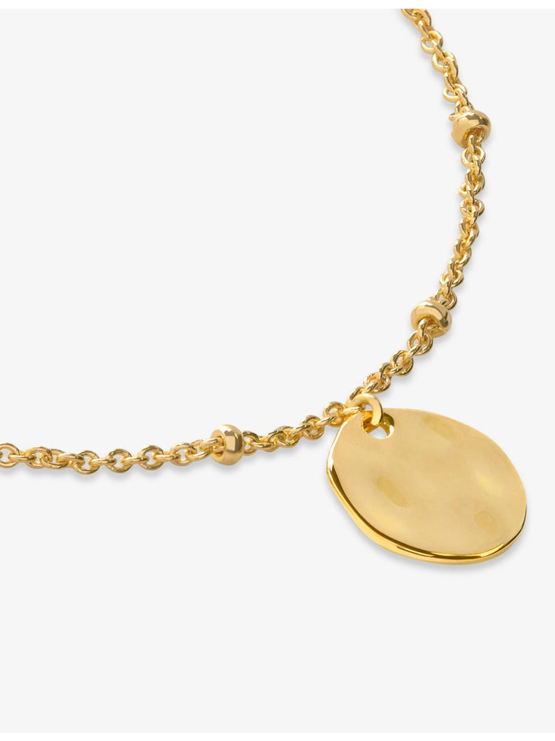 Monica Vinader Siren Muse disc bracelet, imported from the UK