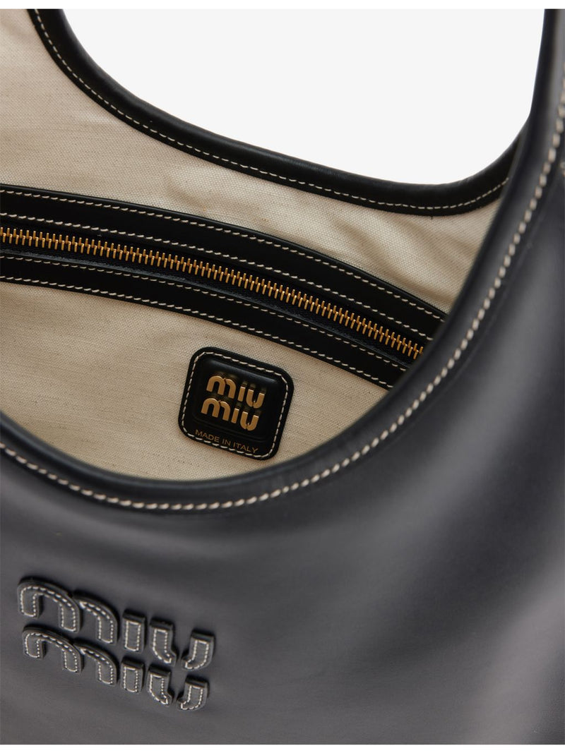 Miu Miu IVY leather shoulder bag 40cm width, imported from the UK