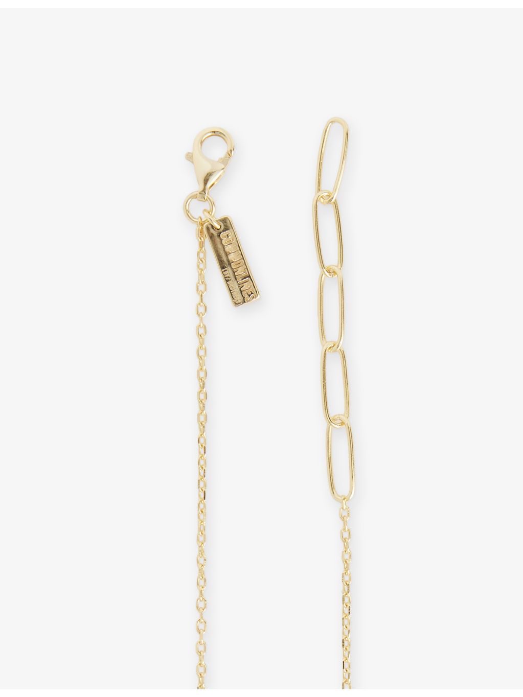 Common Lines Maria gold-tone sterling silver necklace 55cm, UK version