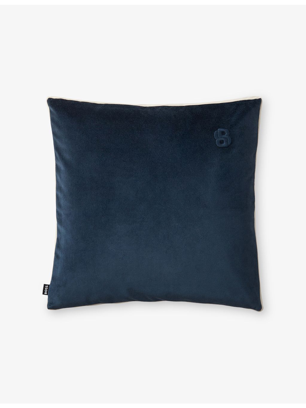 BOSS velvet square cushion cover 43cm - British product