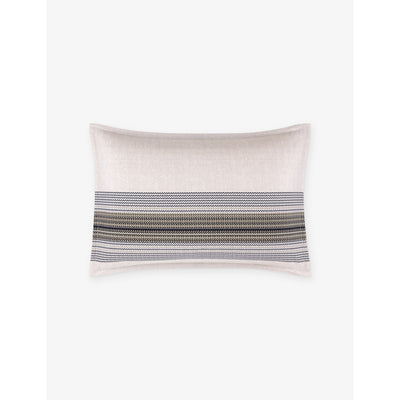 selfridges BOSS Modernist Stripe-Print Standard Cotton Pillowcase- Buy online at McGrocer