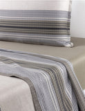 BOSS Modernist Stripe Double Cotton Flat Sheet