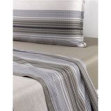 Modernist Stripe Double Cotton Flat Sheet - Double