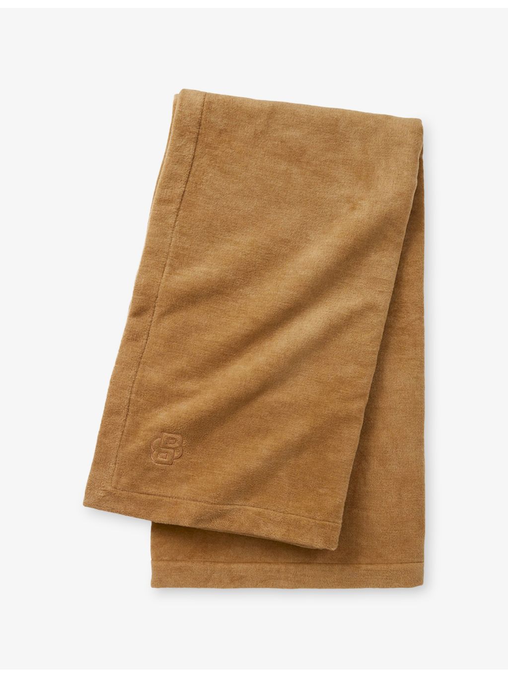 BOSS Reverso logo-embroidered throw 170cm x 130cm - British product