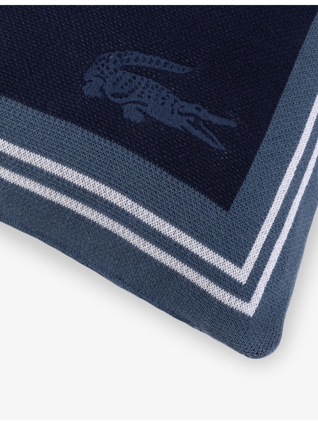 Lacoste square cotton cushion cover 45cm, UK version