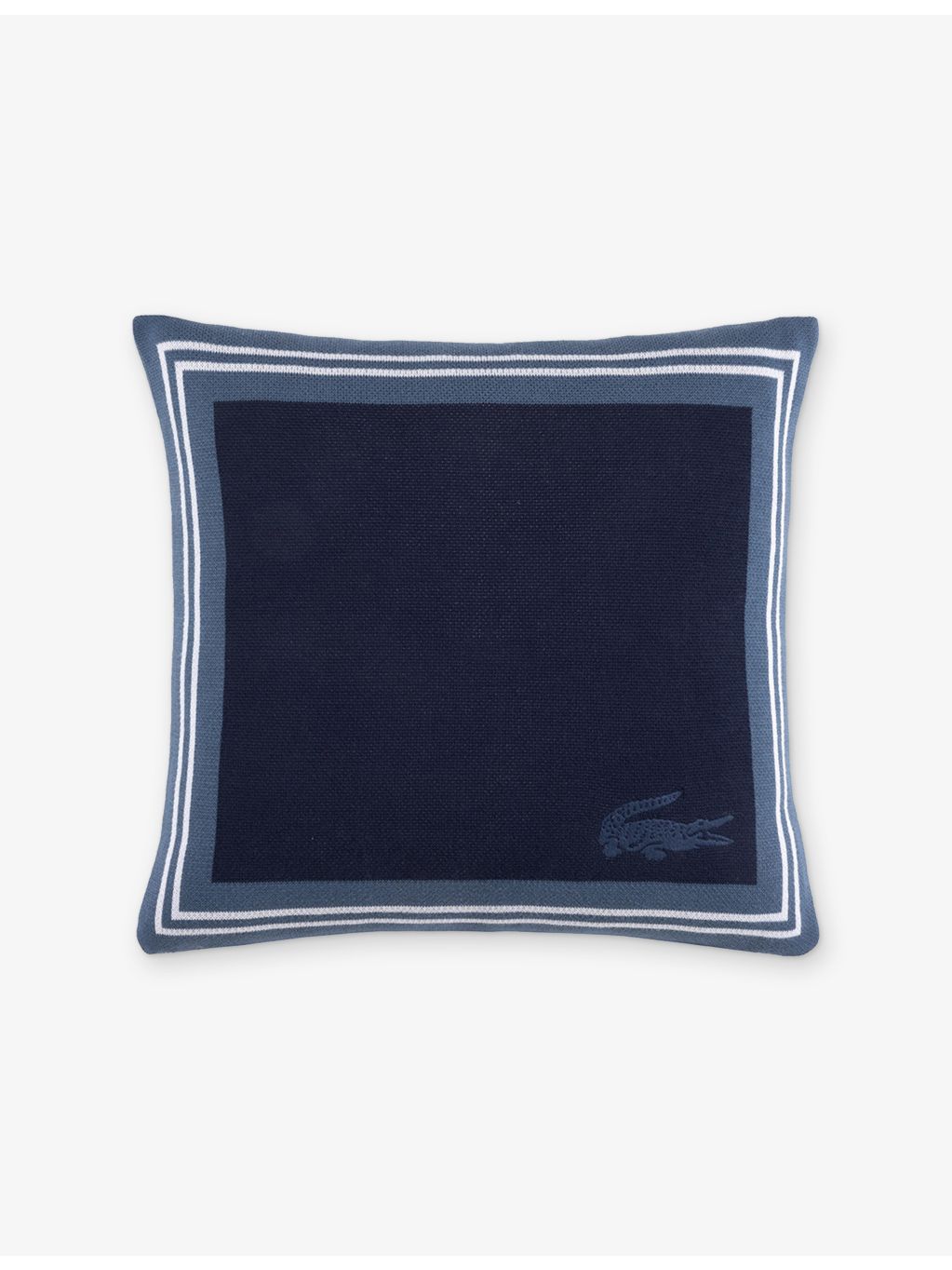 Lacoste square cotton cushion cover 45cm, UK version