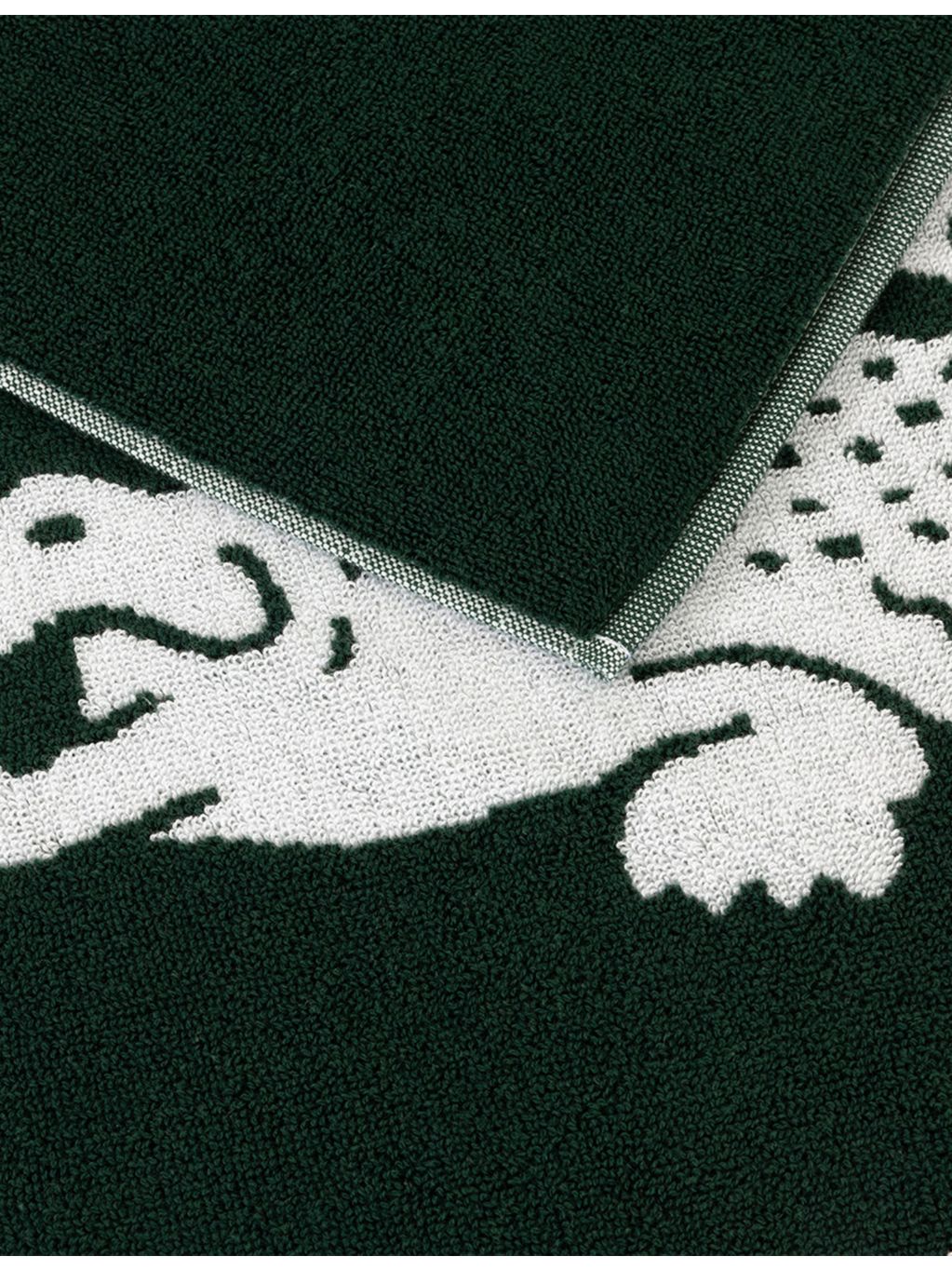 Lacoste L Rétro cotton beach towel 60x160cm, imported from the UK
