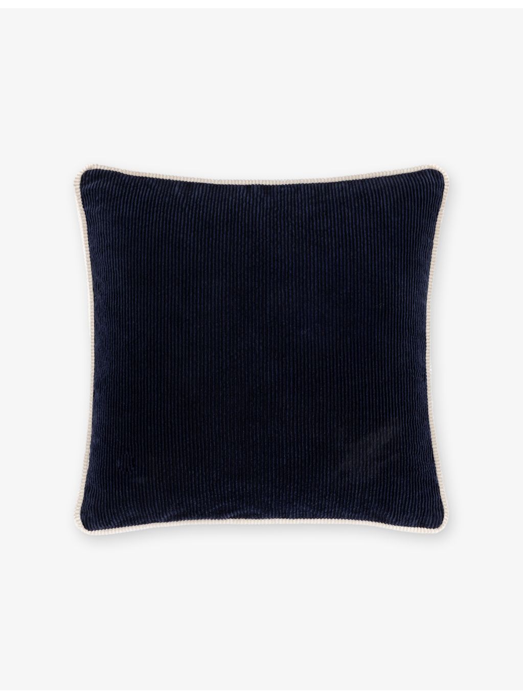 Lacoste square cotton-velvet cushion cover 45cm, UK version