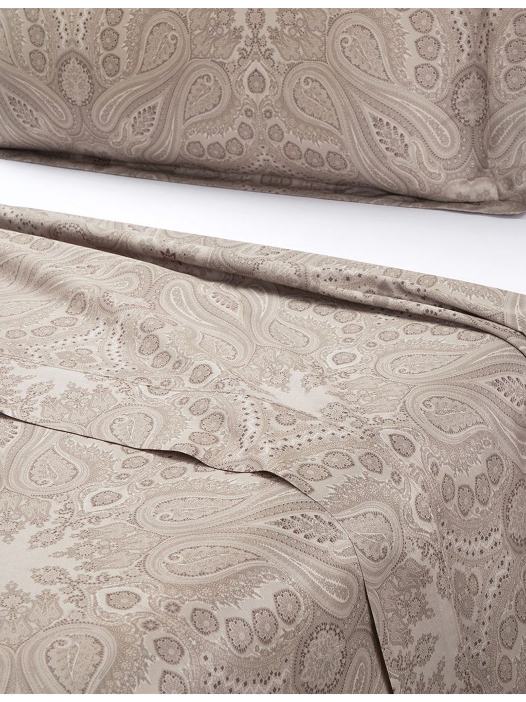 Ralph Lauren Home Beaumont cotton sateen flat sheet, imported from the UK