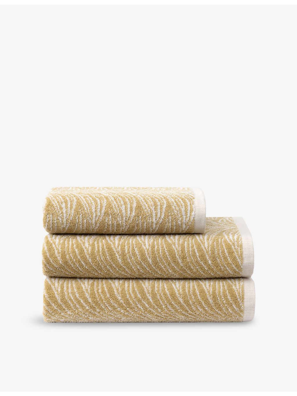 Yves Delorme Pollen abstract-pattern cotton towel - British product