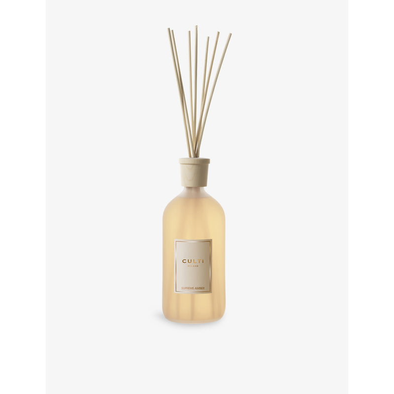 Culti amber scented reed diffuser set 1000ml, imported from the UK