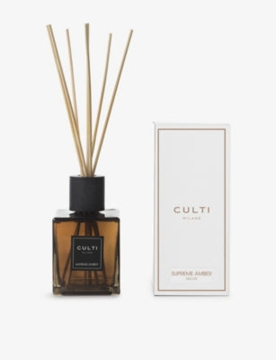 Culti Supreme Amber reed diffuser 500ml, imported from the UK