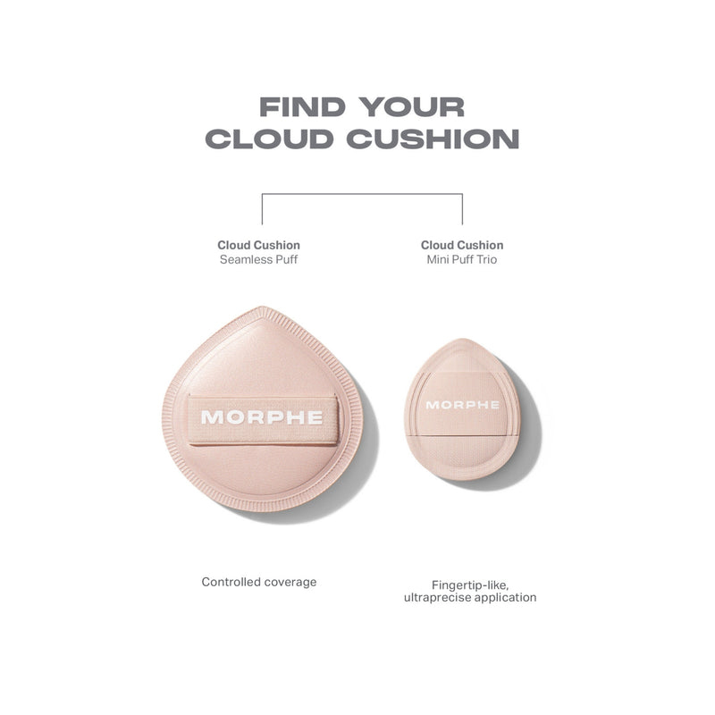 Morphe Cloud Cushion Seamless Puff makeup sponge, imported from the UK