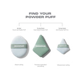 Morphe All Set Touchup Powder Puff for makeup setting, (British brand)