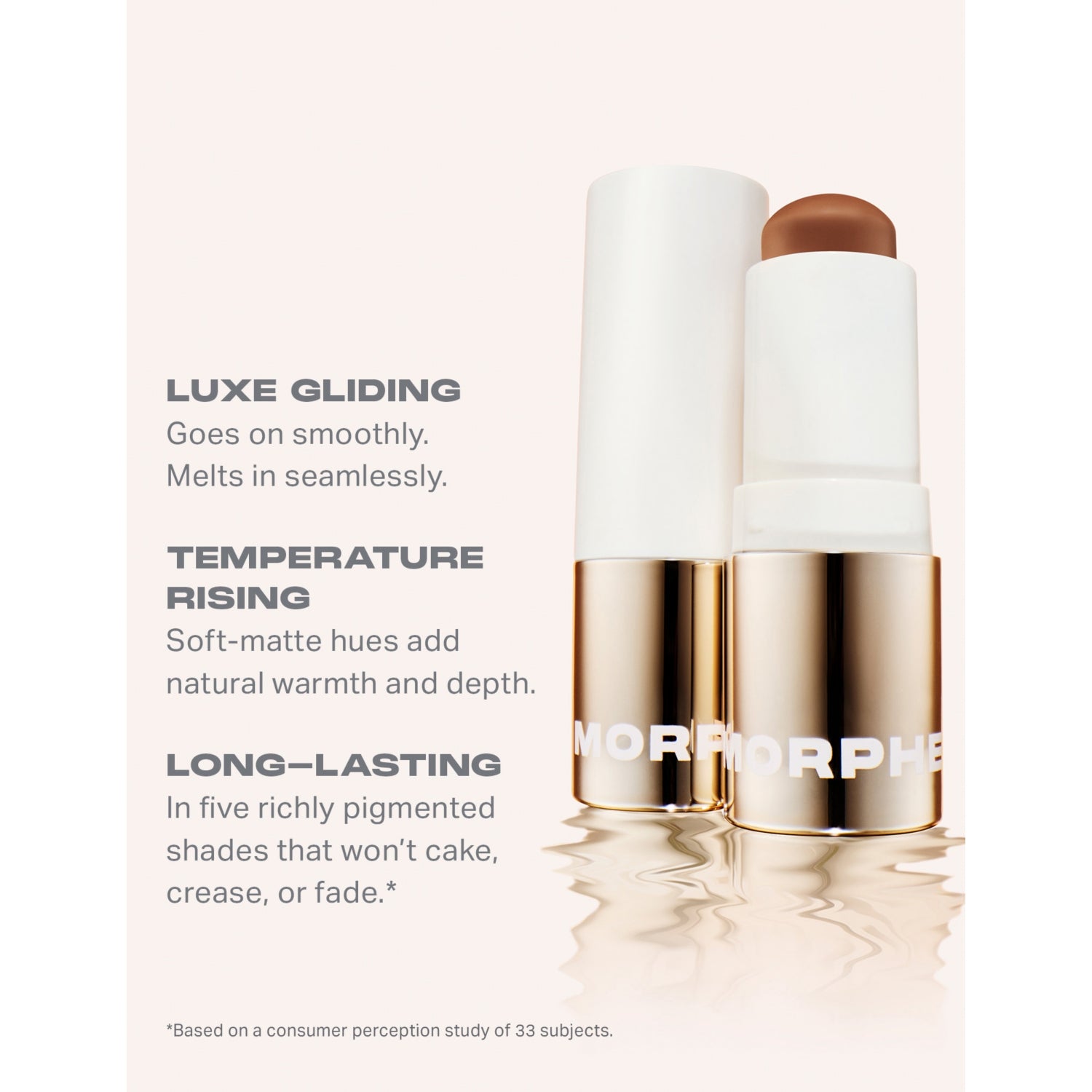 Morphe Sudden Heat creamy bronzer stick 8g, UK version
