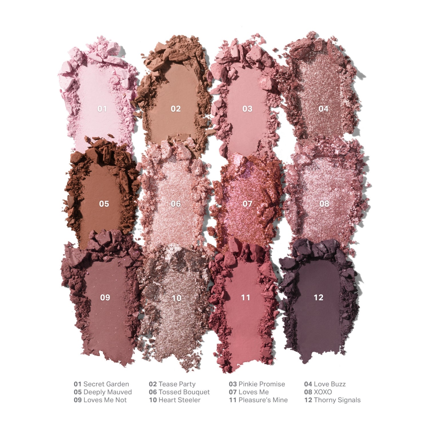 Morphe eyeshadow palette Rose Frequency 15g, imported from the UK
