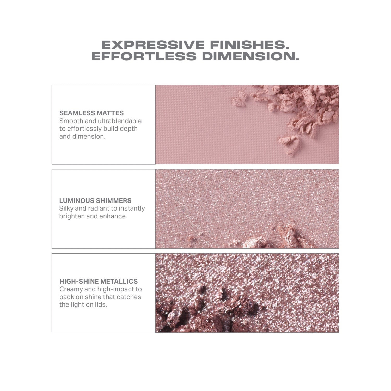 Morphe eyeshadow palette Rose Frequency 15g, imported from the UK