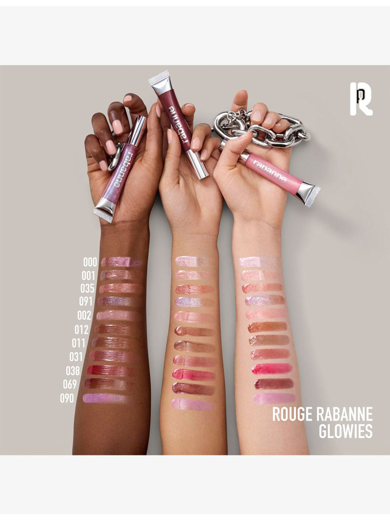 Rabanne Glowies lip gloss 8.5ml tube - British product