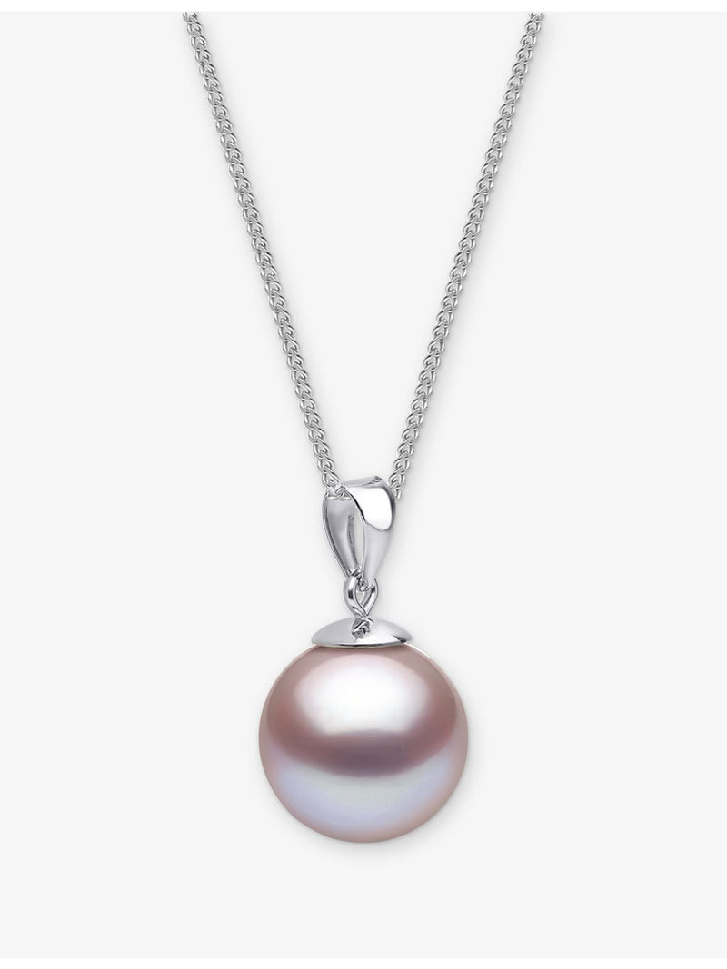 Yoko London pink freshwater pearl pendant 9mm, imported from the UK