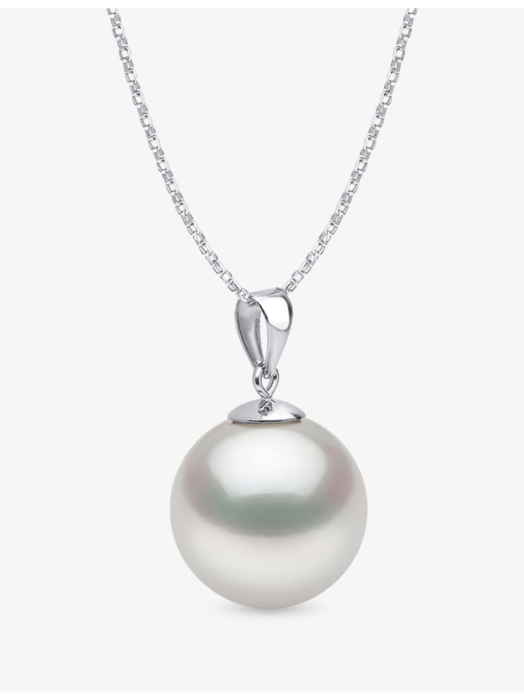 Yoko London 18ct white gold South Sea pearl pendant necklace - British product