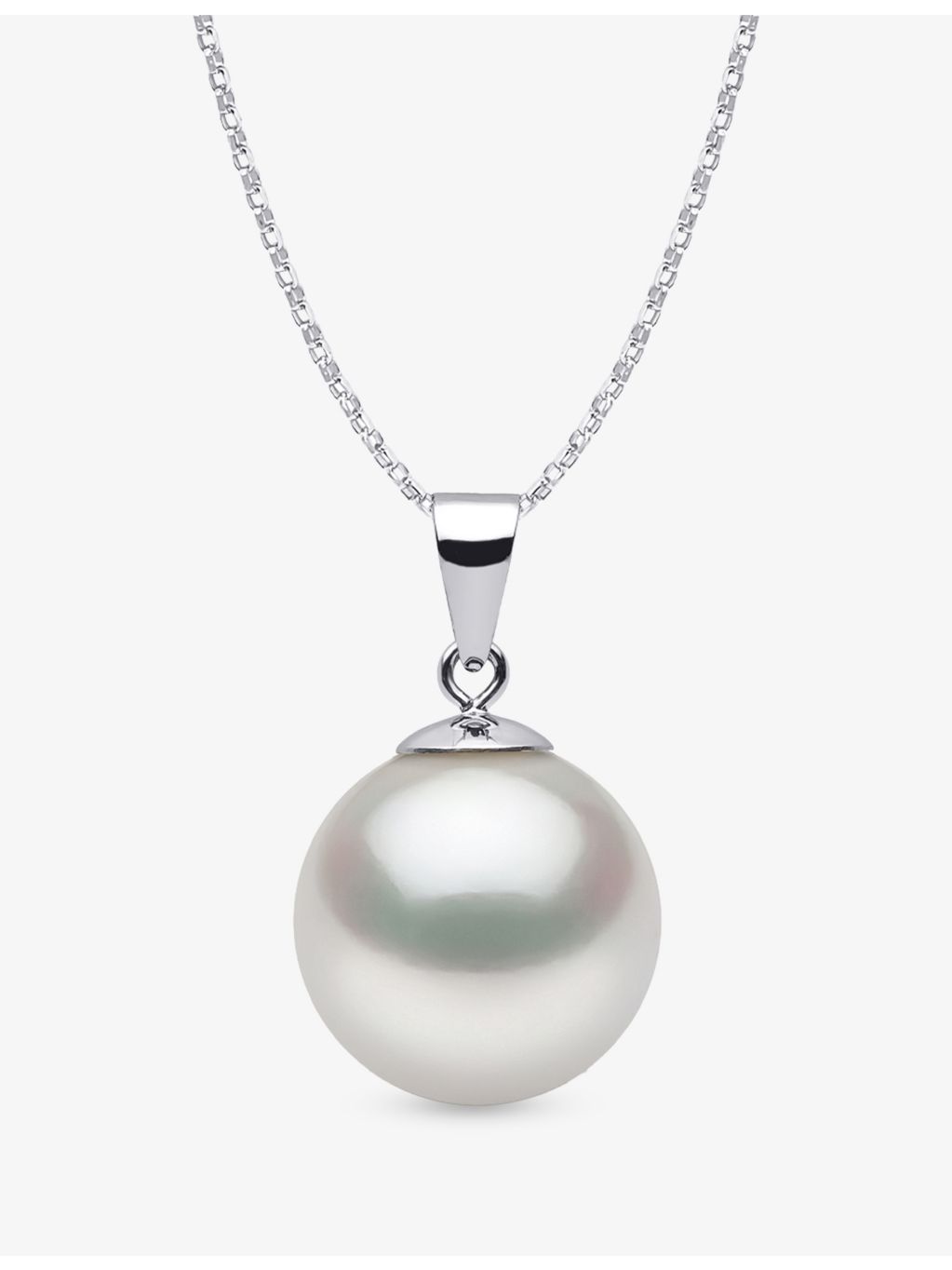 Yoko London 18ct white gold South Sea pearl pendant necklace - British product