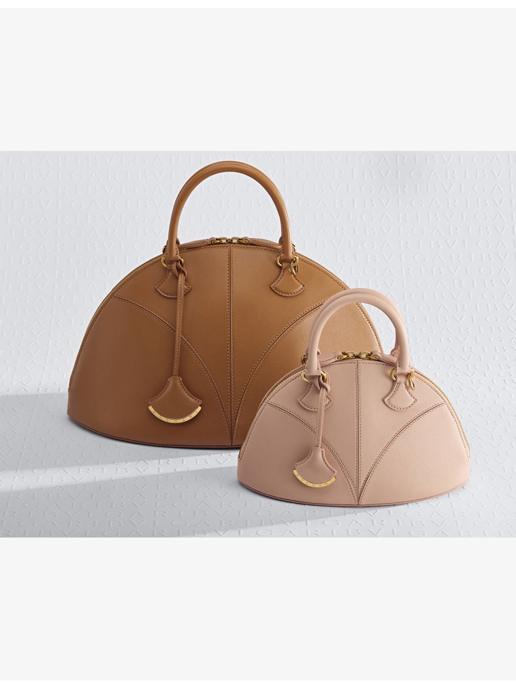 Bvlgari Marquise large top-handle leather bag, imported from the UK