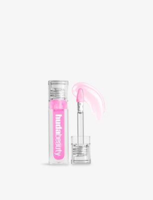 Huda Beauty Faux Filler Extra Shine Lip Oil 3.9ml, imported from the UK