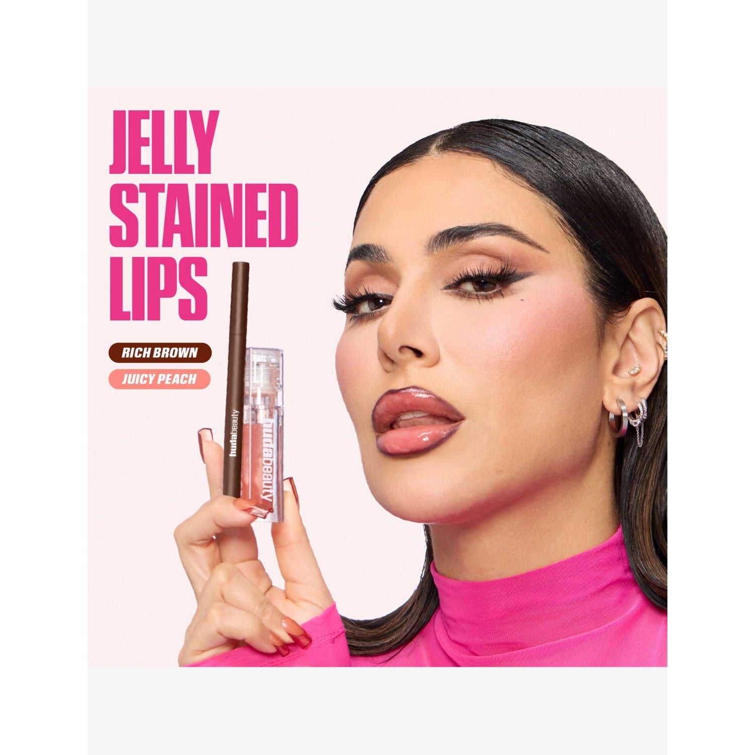 Huda Beauty Faux Filler Extra Shine Lip Oil 3.9ml, imported from the UK