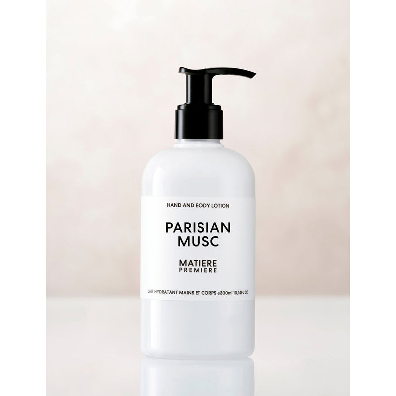 Matiere Premiere Parisian Musc hand and body lotion 300ml, imported from the UK