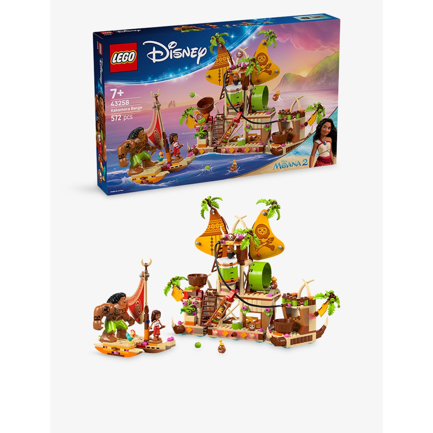 LEGO Disney Kakamora Barge playset 572 pieces British product