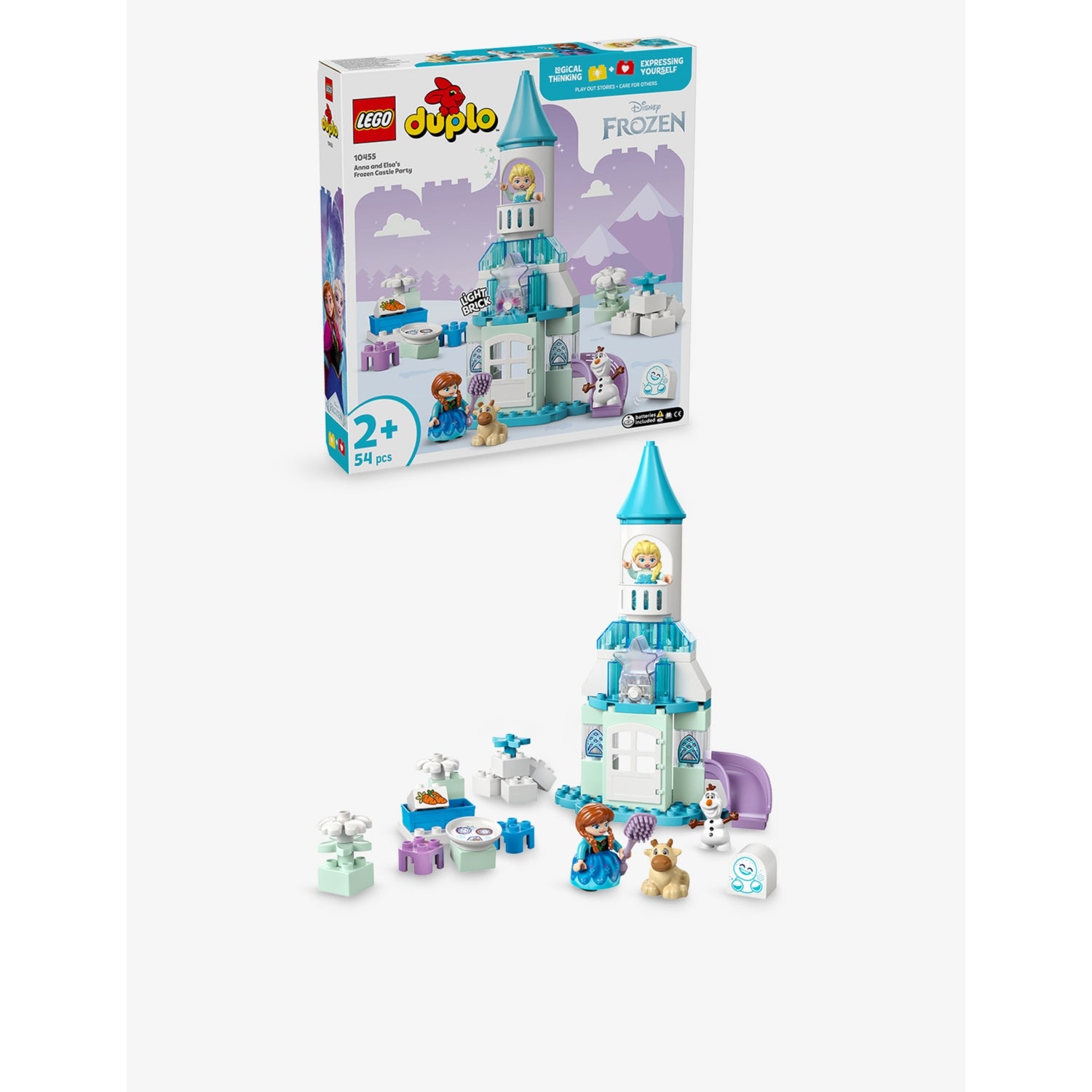 LEGO DUPLO Frozen Castle playset 54 pieces, imported from the UK
