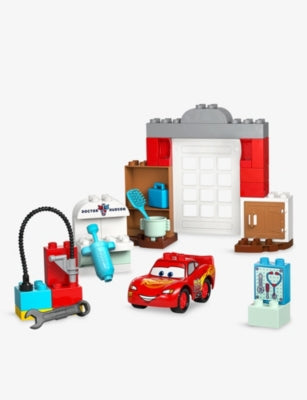 selfridges LEGO DUPLO McQueen's Visit to Doc's Garage 10456 Toddler Playset- Buy online at McGrocer