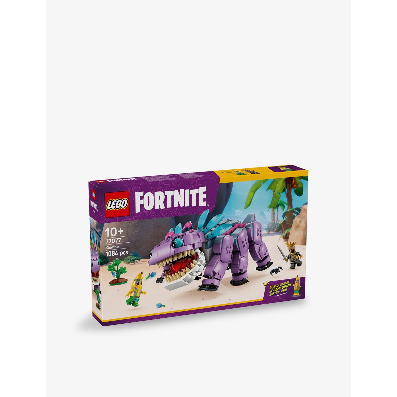 LEGO Fortnite Klombo 77077 building set, imported from the UK