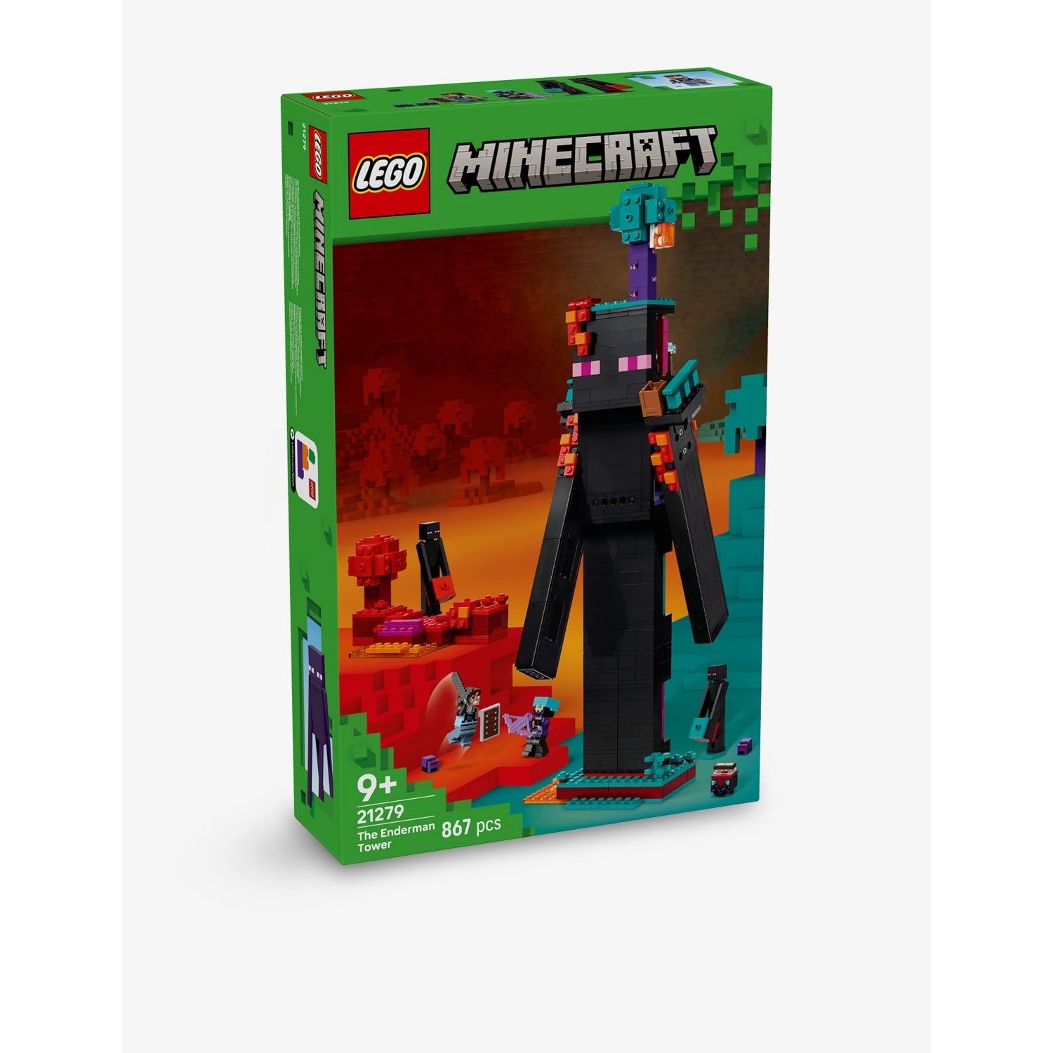 LEGO Minecraft Enderman Tower playset 867 pieces - British product