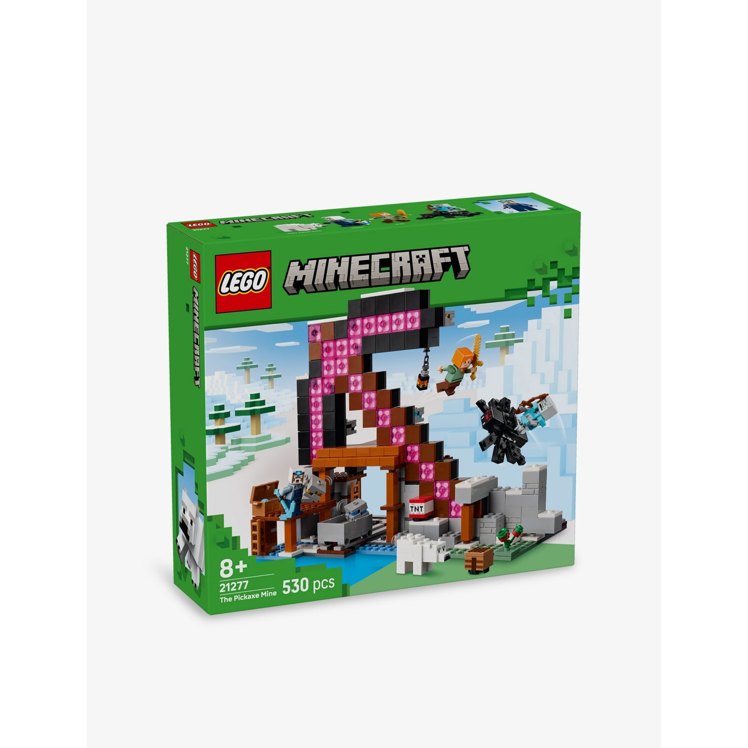 LEGO Minecraft 21277 Pickaxe Mine Playset, UK version