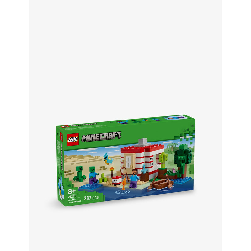 LEGO Minecraft playset TNT Jungle House 287 pieces, UK version