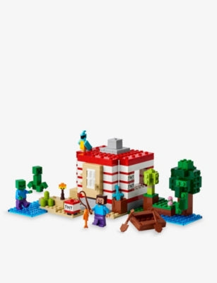 LEGO Minecraft playset TNT Jungle House 287 pieces, UK version