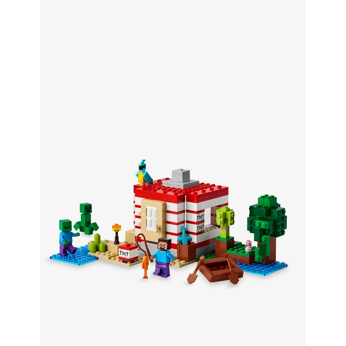 LEGO Minecraft playset TNT Jungle House 287 pieces, UK version