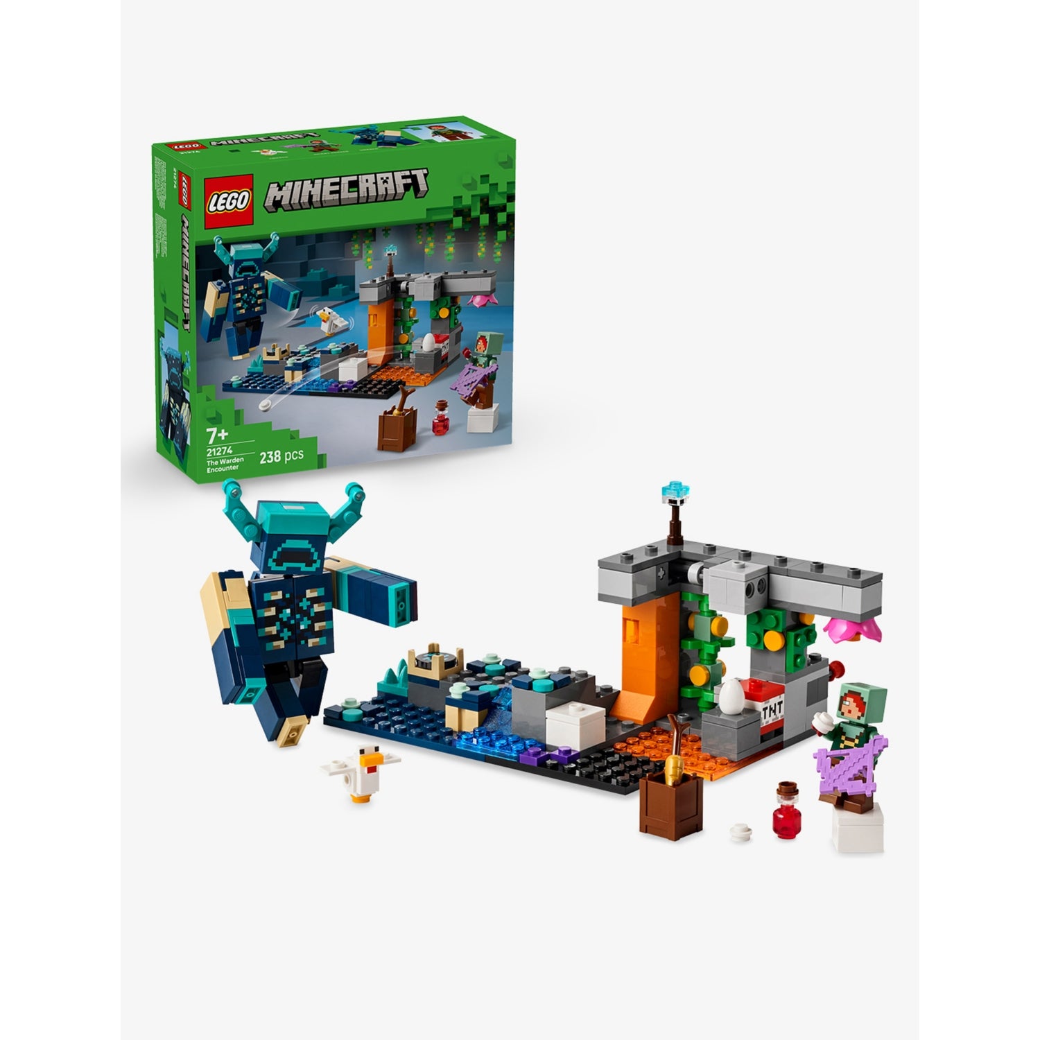 LEGO Minecraft Warden Encounter playset 238 pieces, UK version