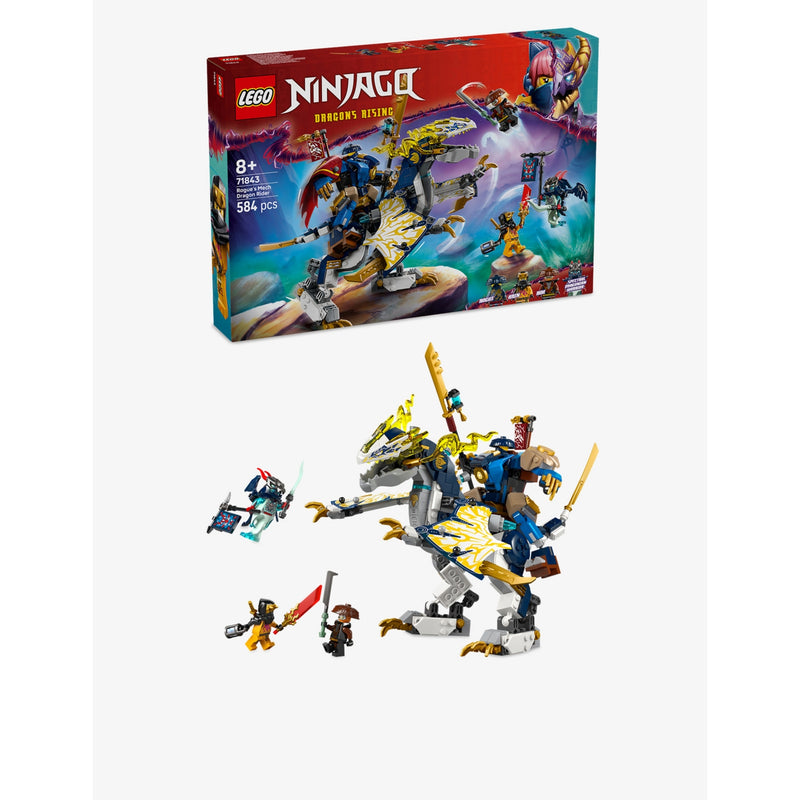 LEGO NINJAGO Mech Dragon Rider playset 584 pieces, UK version