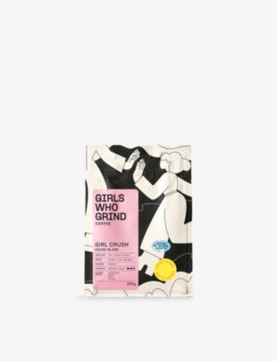 Girls Who Grind Coffee Crush whole bean coffee 250g, UK version