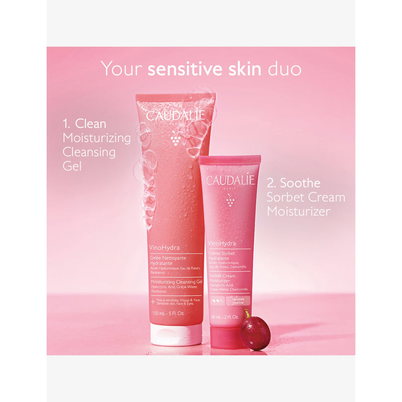 Caudalie VinoHydra moisturising cleansing gel 150ml, UK version