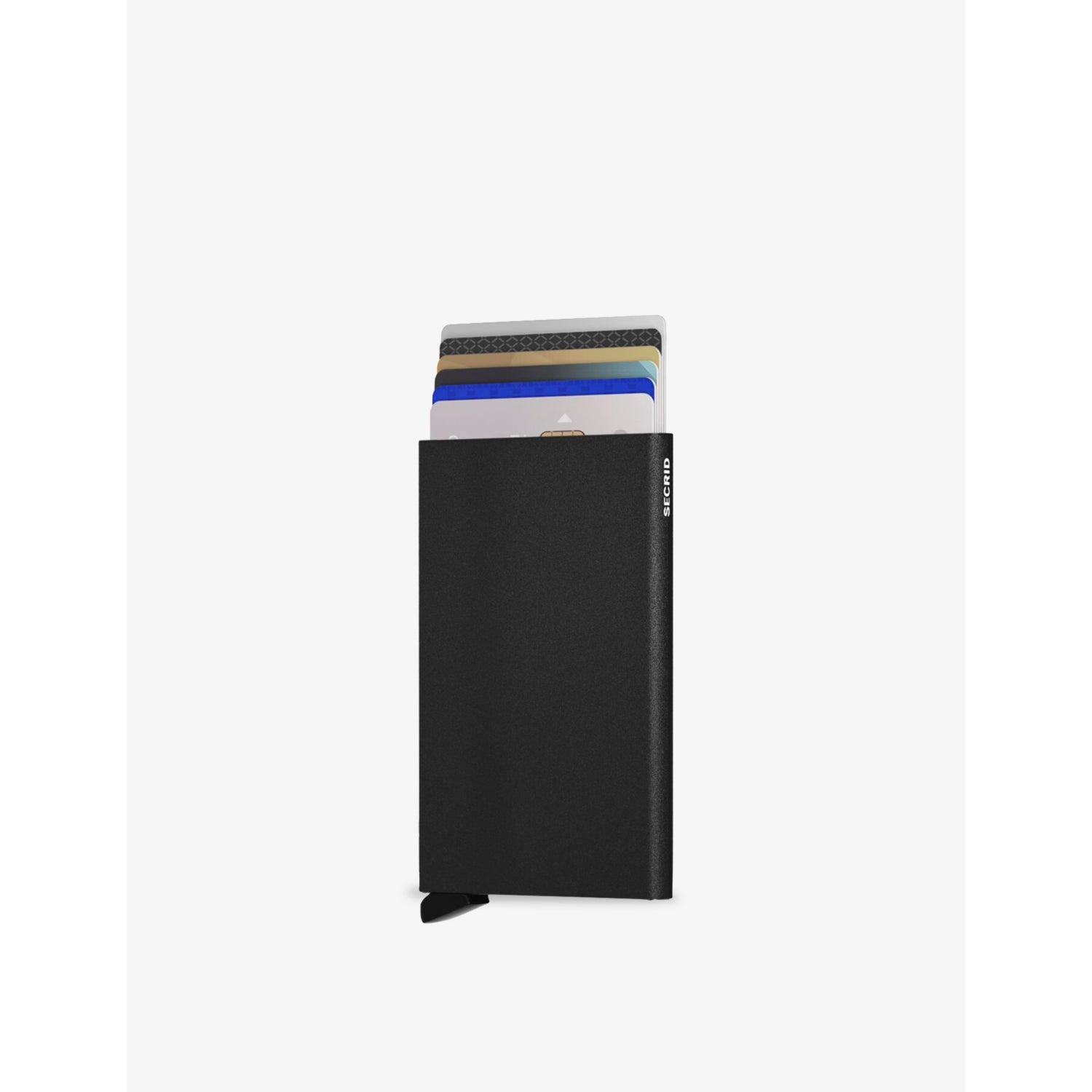 Secrid aluminium cardholder with anti-theft casing (British brand)