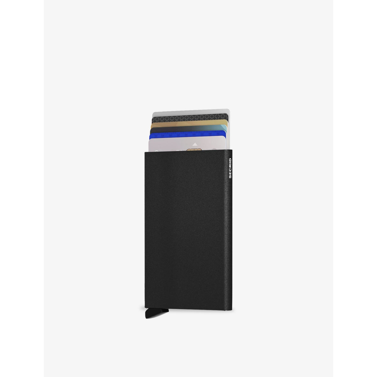 Secrid aluminium cardholder with anti-theft casing (British brand)