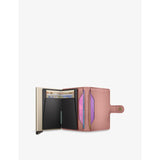 Secrid Miniwallet pebbled leather wallet with aluminium lining (British brand)