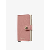 Secrid Miniwallet pebbled leather wallet with aluminium lining (British brand)